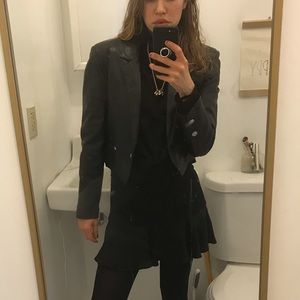 ❌ Sold ❌ Vintage Scully Fringe Crop Leather Jacket